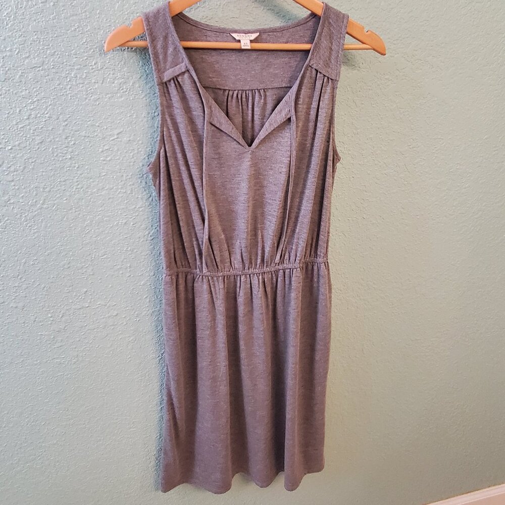Sonoma Life+Style Sleeveless Dress Gray - Sz XS